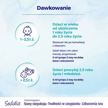 Sedalia na sen i niepokój, syrop, 200 ml