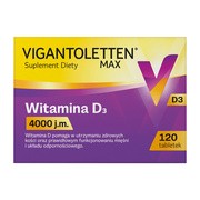 Vigantoletten Max, witamina D3 4000 j.m., tabletki, 120 szt.