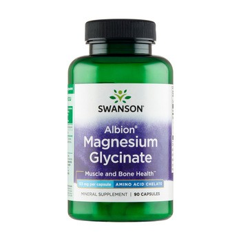 Swanson Albion Chelat Magnezu, kapsułki, 90 szt.