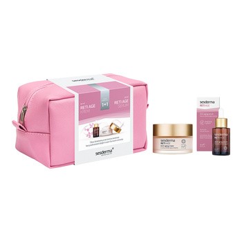 Zestaw Promocyjny Sesderma Reti Age, serum przeciwzmarszczkowe, 30 ml + krem przeciwzmarszczkowy, 50 ml + kosmetyczka GRATIS