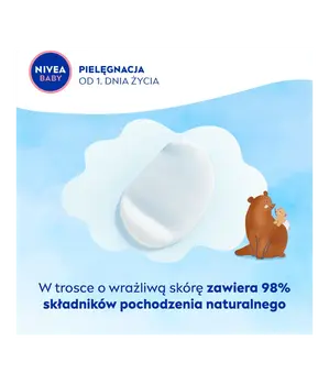 Nivea Baby, mleczko nawilżające delikatna pielęgnacja, 500 ml