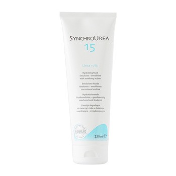 Synchroline SynchroUrea 15, emulsja do twarzy i ciała, nawilżająco-zmiękczająca, 250 ml
