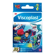 Viscoplast, Cool, dekorowane plastry dla dzieci, 20 szt.