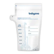 BabyOno, jednorazowe woreczki do przechowywania pokarmu,180 ml, 30 szt.