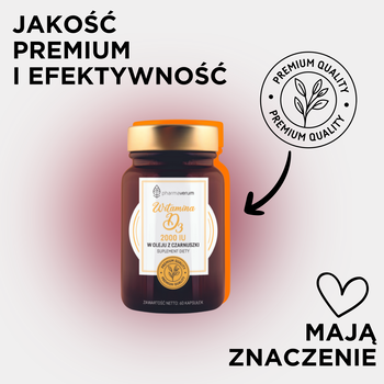 Witamina D3 2000 IU w oleju z czarnuszki, kapsułki, 60 szt.