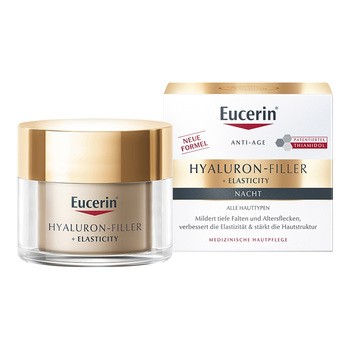 Eucerin Hyaluron-Filler + Elasticity krem na noc, do skóry dojrzałej, przeciwzmarszczkowy, 50 ml