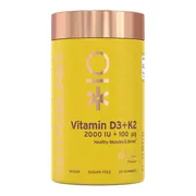 Nutriburst Vitamin D3 + K2, żelki, smak cytrynowy, 60 szt.