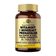 Solgar Witaminy i Minerały Prenatalne, tabletki, 60 szt.