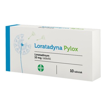 Loratadyna Pylox, 10 mg, tabletki, 10 szt.
