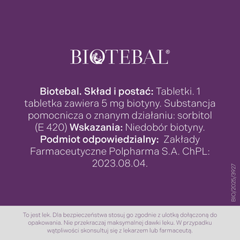 Biotebal Max, 10 mg, tabletki, 60 szt.
