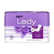 Seni Lady, wkładki urologiczne, plus, 15 szt.