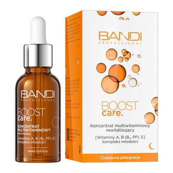 Bandi Boost Care, koncentrat multiwitaminowy, rewitalizujący, 30 ml