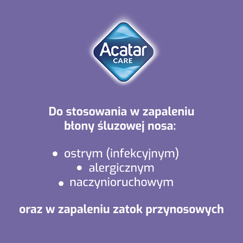 Acatar Care, 0,5 mg/ml, aerozol do nosa, 15 ml.