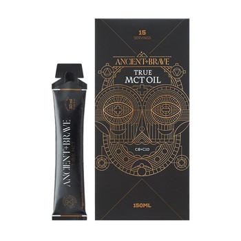 Ancient+Brave True MCT Sachets, olej w saszetkach, 10 ml x 15 szt.