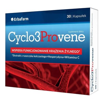 Erbafarm Cyclo3Provene, kapsułki twarde, 30 szt.
