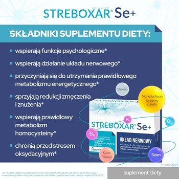 Streboxar Se+, kapsułki, 30 szt.