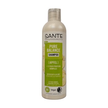 Sante Pure Balance, szampon balansujący z jabłkiem i kompleksem proteinowym, 250 ml