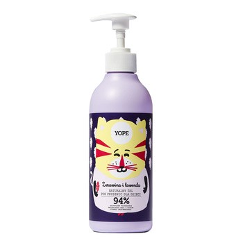 Yope, żel pod prysznic dla dzieci, Żurawina i Lawenda, 400 ml