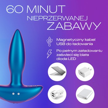 Durex Play Vibrating Butt, wibrująca zatyczka analna, 1 szt.