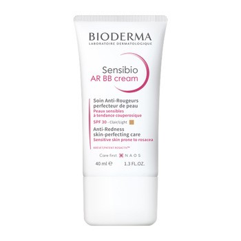 Bioderma Sensibio AR, krem BB do skóry wrażliwej i naczynkowej redukujący i maskujący zaczerwienienia, 40 ml