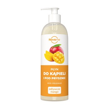 Novame, płyn do kąpieli i pod prysznic, odżywcze mango, 500 ml