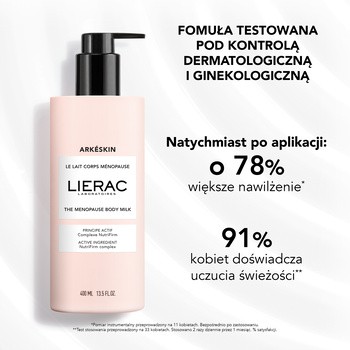 Lierac Arkeskin, balsam do ciała w okresie menopauzy, 400 ml