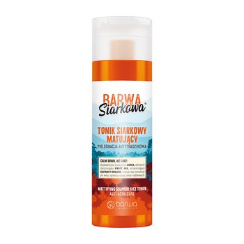 Barwa Siarkowa, tonik siarkowy matujący, 200 ml