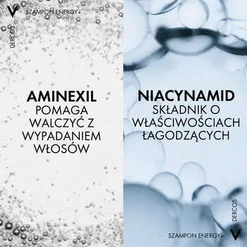 Vichy Dercos, szampon wzmacniający Energy, 200 ml