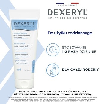 Dexeryl, krem emolient, 250 g