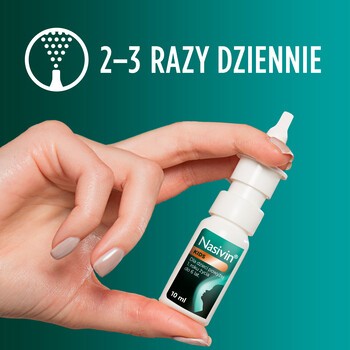 Nasivin Kids (Soft 0,025%), 0,25 mg/ml,  aerozol do nosa, 10 ml