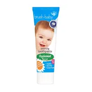 Brush-Baby, pasta do zębów z rumiankiem dla dzieci 0-2 lat, jabłkowo-miętowa, 50 ml
