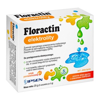 Floractin elektrolity, 5 saszetek