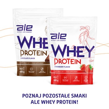 ALE Whey Protein Vanilla Flavor, proszek, 600 g