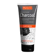 Beauty Formulas, oczyszczająca maska glinkowa do twarzy, z aktywnym węglem, 100 ml