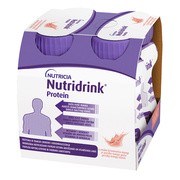Nutridrink Protein, płyn o smaku brzoskwinia-mango, 4 x 125 ml
