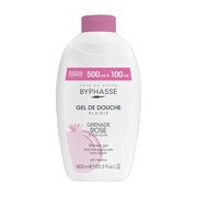 Byphasse Plaisir, żel pod prysznic z ekstraktem z różowego granatu, 600 ml