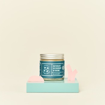 Mydlarnia 4 Szpaki, Naturalny dezodorant w kremie, bezzapachowy, 60 ml