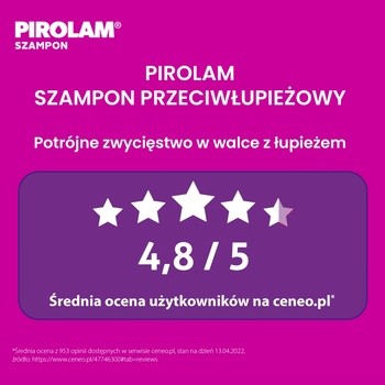 Pirolam, szampon, saszetki, 6 ml, 6 szt.