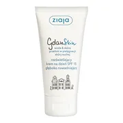 Ziaja GdanSkin, woda&skóra, rozświetlający krem na dzień głęboko nawadniający, SPF 15, 50 ml