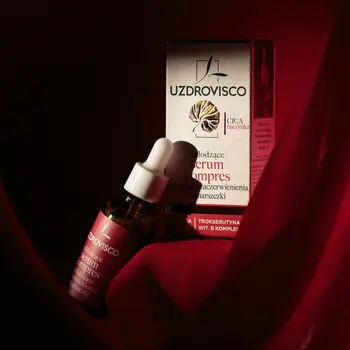 Uzdrovisco Cica naczynka, chłodzące serum kompres przeciw zaczerwienieniom i zmarszczkom, 30 ml