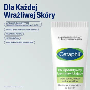 Cetaphil PS, lipoaktywny krem nawilżający, 100 g