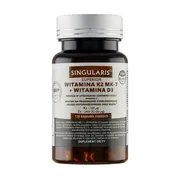 Singularis Witamina K2 MK-7 + D3, kapsułki miękkie, 120 szt.