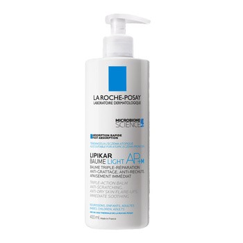 La Roche-Posay Lipikar Baume Light AP+M, lekki balsam regenerujący do ciała, 400 ml