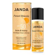 Janda Parasol Słoneczny SPF 50, nawilżająco-kojący krem do twarzy, 50 ml