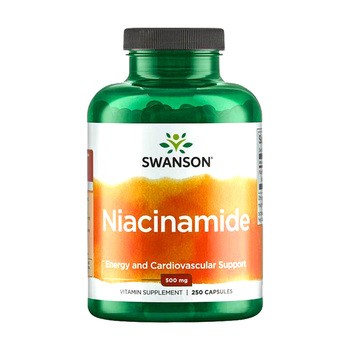 Swanson Niacinamide 500 mg, kapsułki, 250 szt.