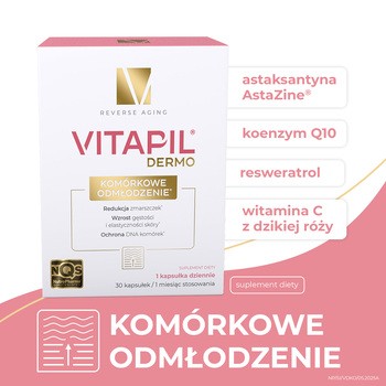 Vitapil Dermo Komórkowe Odmłodzenie, kapsułki, 30 szt.
