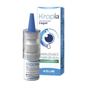 Kropia, nawilżające krople do oczu, 10 ml
