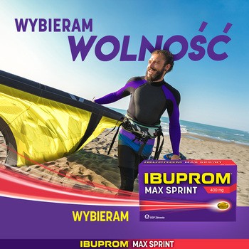 Ibuprom Max Sprint, 400 mg, kapsułki miękkie, 40 szt.