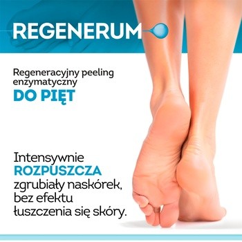 Regenerum, regenerujący peeling enzymatyczny do pięt, 50 ml