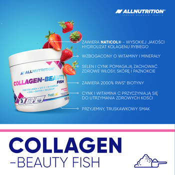 Zestaw 2 x Allnutrition Collagen-Beauty Fish, proszek, 158 g